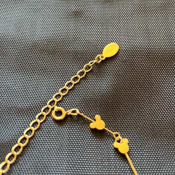 DISNEY GOLDTONE Mickey necklace - Picture 2 of 3